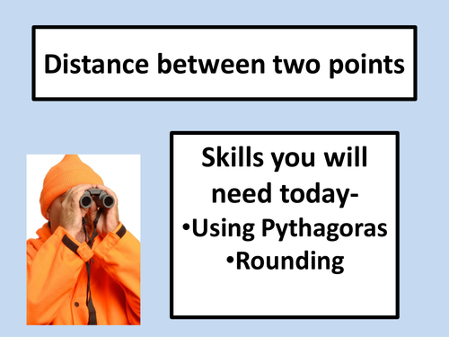 GCSE distance between two points powerpoint