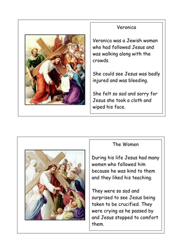 Stations of the cross character profiles