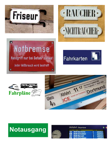 Signs in the town