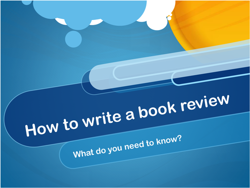 writing a book review powerpoint