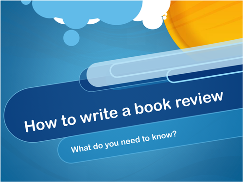 writing a book review ks1 powerpoint