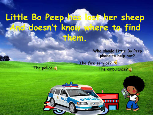 nursery rhymes for emergency services
