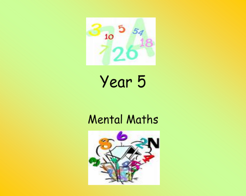 Y5 - Mental Maths - Shapes