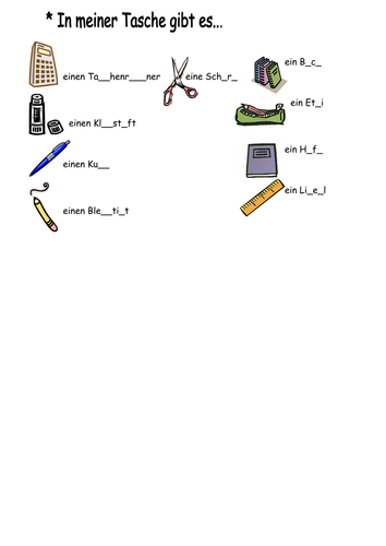 In meiner Tasche record sheets