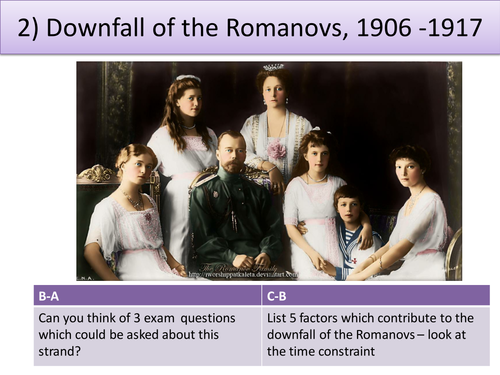 Downfall of the Romanovs, 1906 -1917