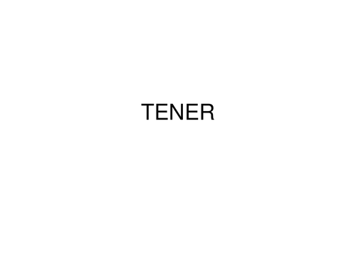 Tener Expressions