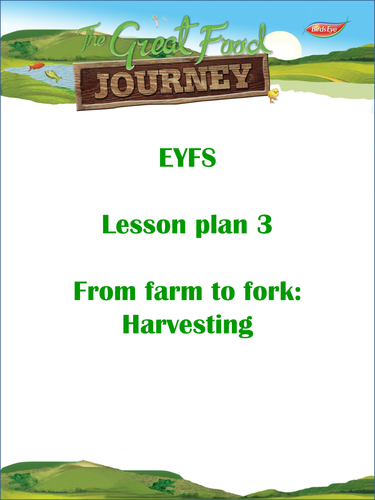 The Great Food Journey: EYFS Harvesting