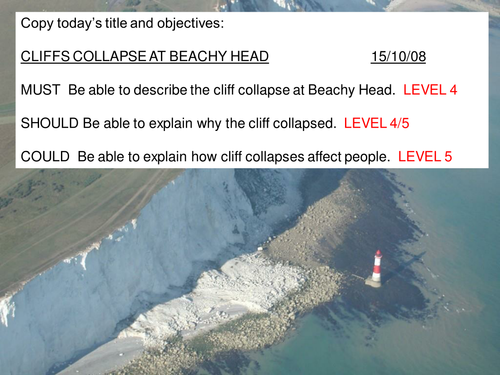 Coastal Erosion at Beachy Head