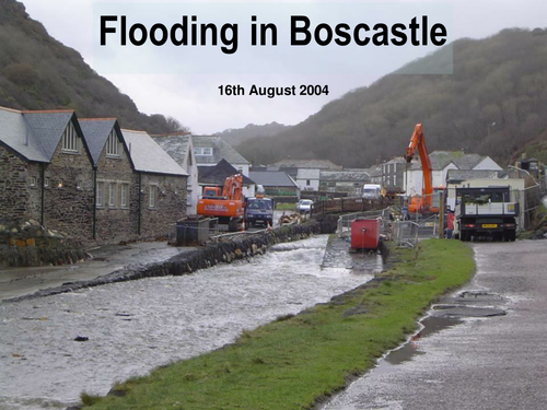 Flooding in Boscastle