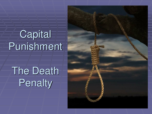 capital punishment powerpoint