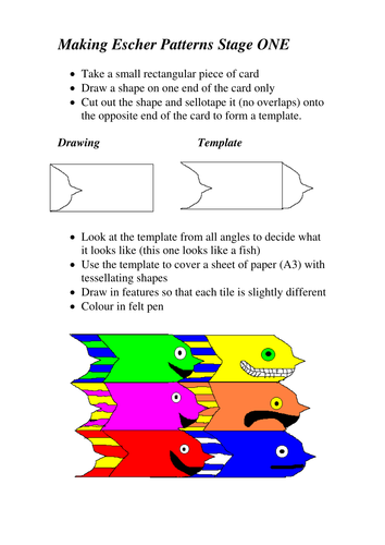 making esher patterns