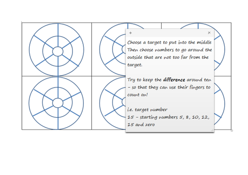 dart board worksheet blank SHEETS NUMBER by DRILL  Resources gepocock Teaching BLANK