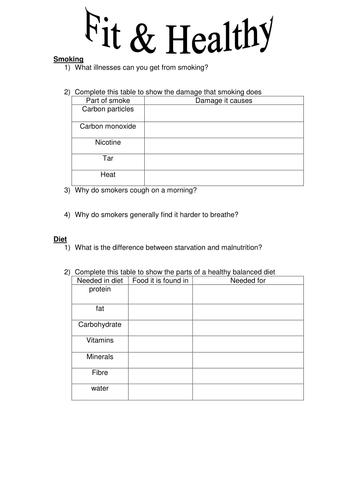 fit and healthy project