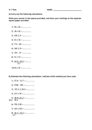 Estimates: can you spot and correct the mistakes?