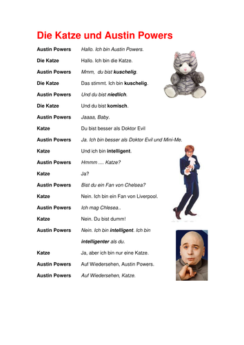 Die Katze und Austin Powers