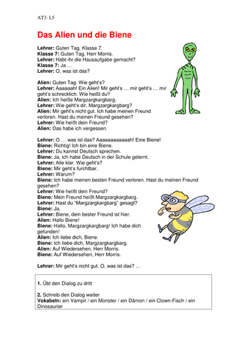 Alien und Biene