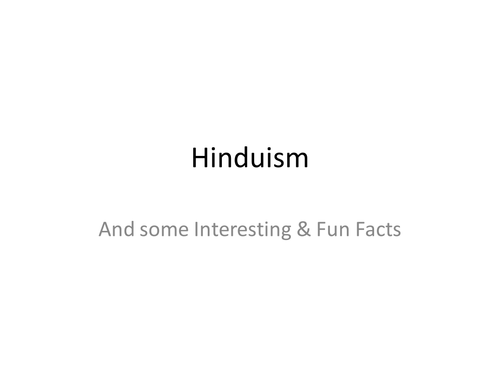 Hinduism - Funny, Interesting Facts