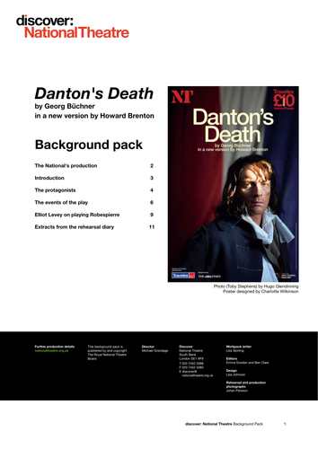Danton's Death - Background Pack