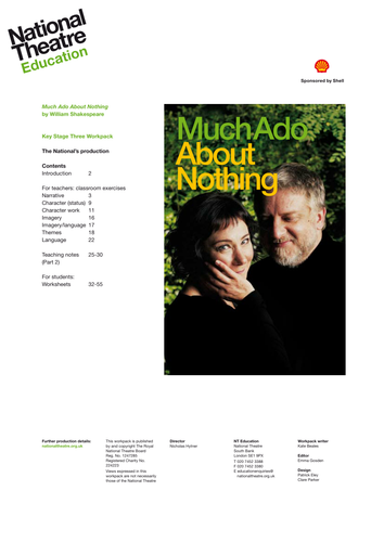 Much Ado About Nothing: Shakespeare Resource Pack