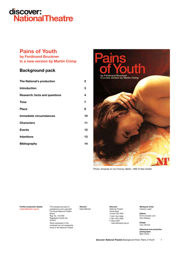 Pains of Youth - Background Pack