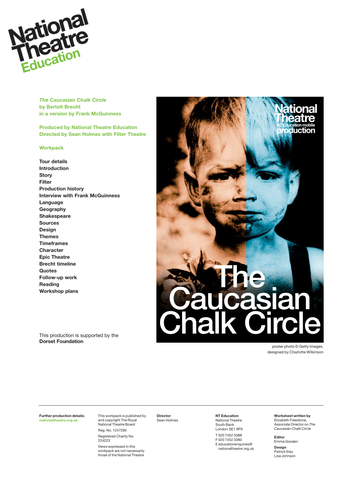 caucasian chalk circle script