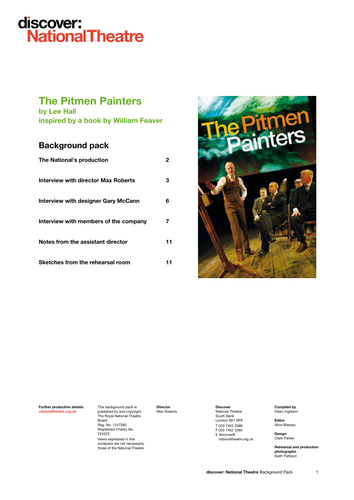 The Pitmen Painters - Resource Pack