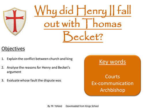 Thomas Becket Booklet