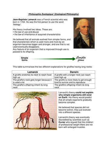 AQA GCSE Biology B1 alternative evolution PPT