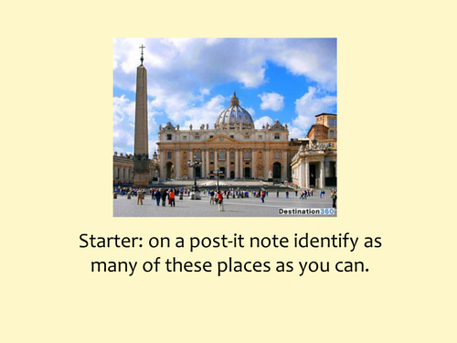 KS3 Pilgrimage Resources