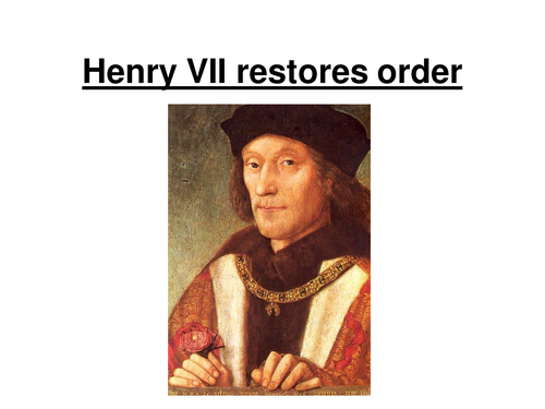 Henry VII and Richard III