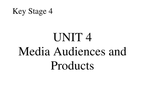 Audience and products