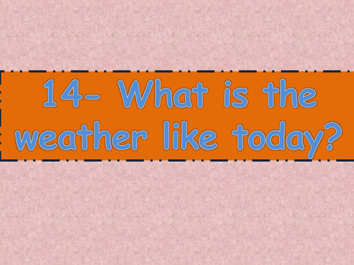 Weather | Teaching Resources