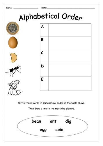 Printable List Of Elements In Alphabetical Order