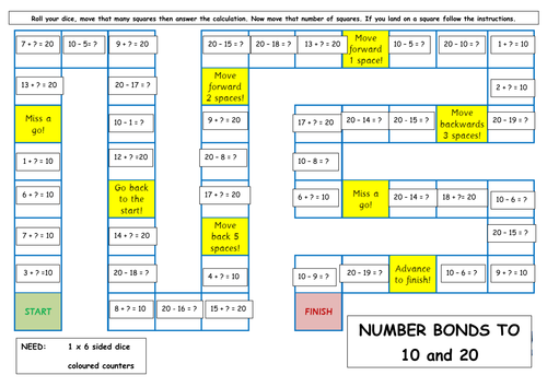 number-bonds-to-10-20-board-game-teaching-resources