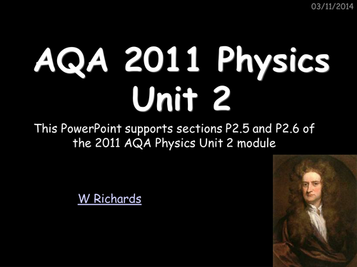 2011 AQA Physics Unit 2
