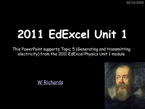 2011 EdExcel Physics Unit P1