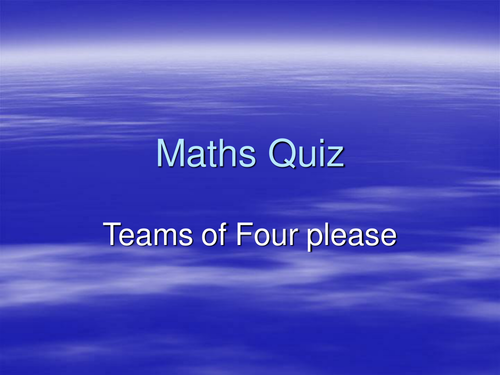 KS3 - maths test ! :) :) - PowerPoint by b2012 - Teaching Resources - Tes