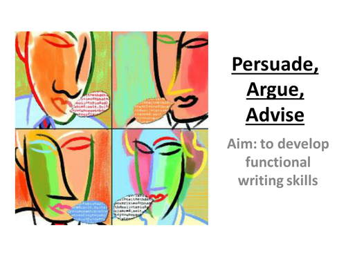 persuade advise argue