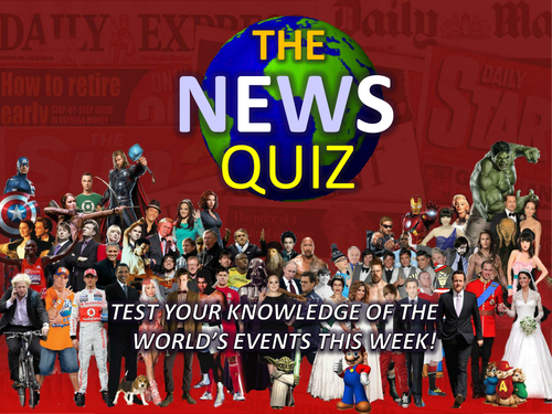 The News Quiz 14th - 18th May 2012