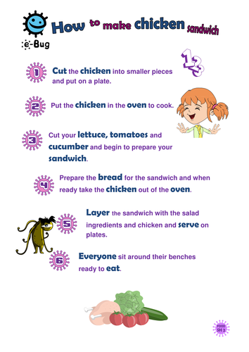 Primary - Food Hygiene: Pupil Sheets