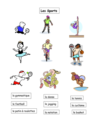 les sports teaching resources