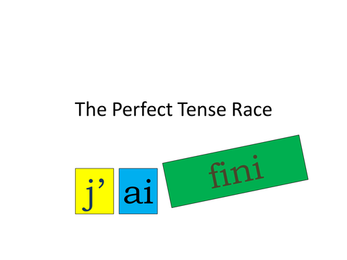 The Perfect Tense Card Race