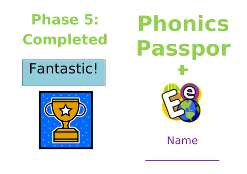 Phonics Passport - Phase 2-5 assessment booklet