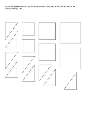 Proving Pythagoras - Wall display