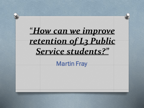 Retention Presentation