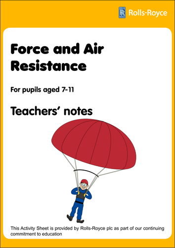 Forces in air. Parachute investigation
