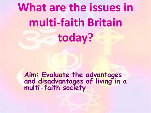 Issues of a multi-faith society