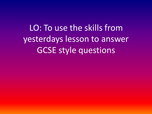 Developing sourcework skills