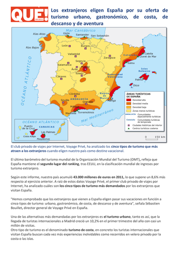 El turismo en España