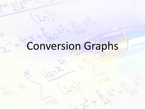 Conversion Graphs
